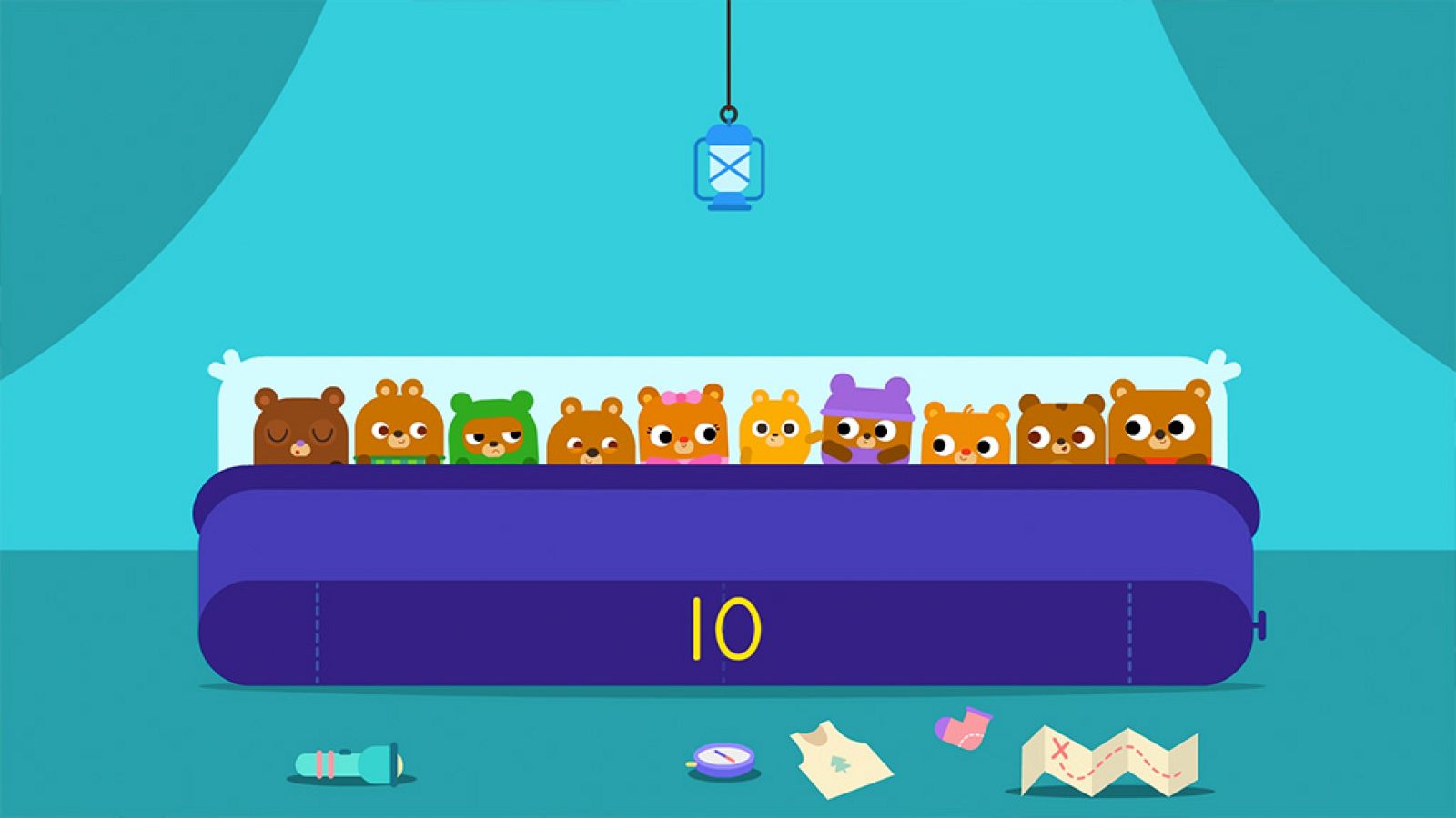 IDIOMAS - Song 'Ten in bed' - EduClan 3 a 5 años | Ver