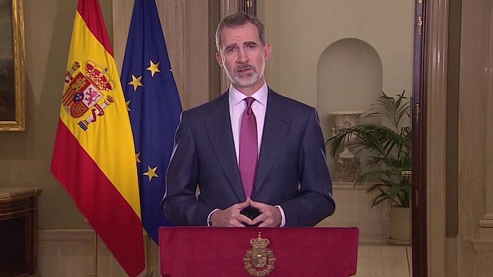 Especiales informativos - Coronavirus. Mensaje de Felipe VI - Lengua de signos