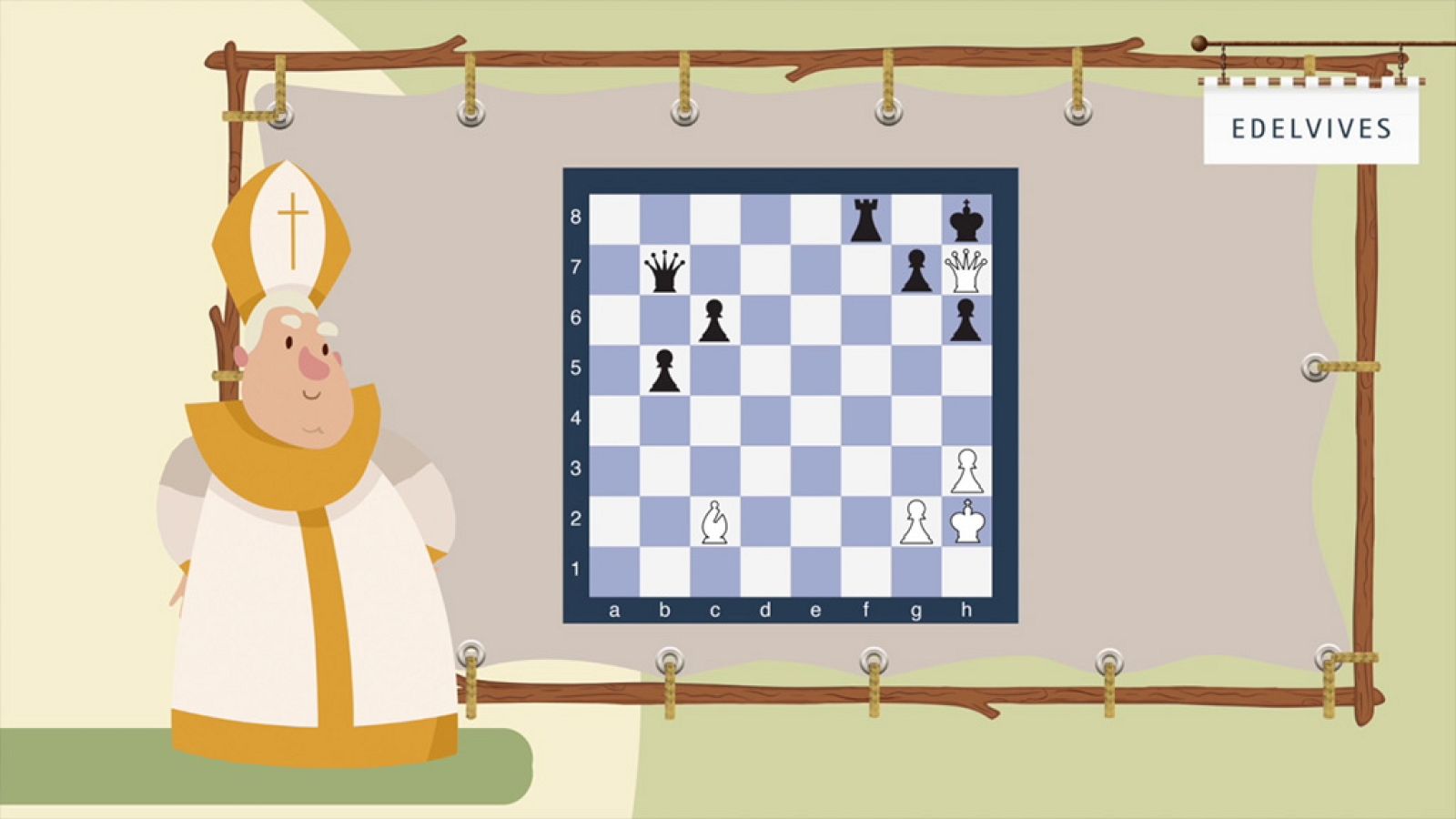 LÓGICA Y MATEMATICAS - El mate del beso de la muerte y el mate del pasillo - EduClan 9 a 10 años | Ver