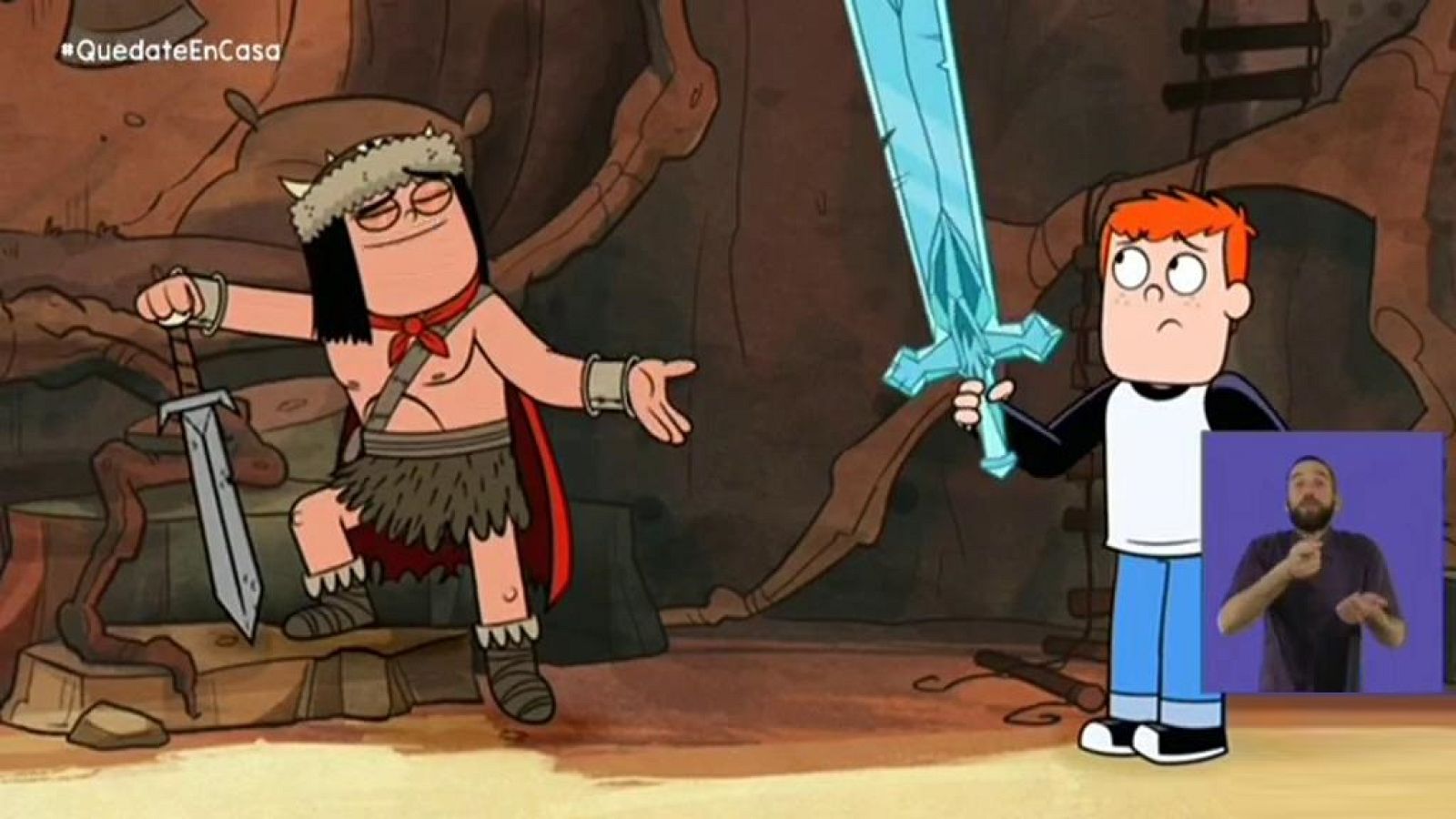 Fangbone - Los carrillos de la oscuridad - RTVE.es - Fangbone: Aventuras cavernícolas | Ver