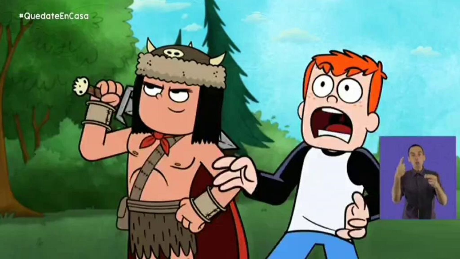 Fangbone - El final del principio 1ª Parte (en lengua de signos) - RTVE.es - Fangbone: Aventuras cavernícolas | Ver