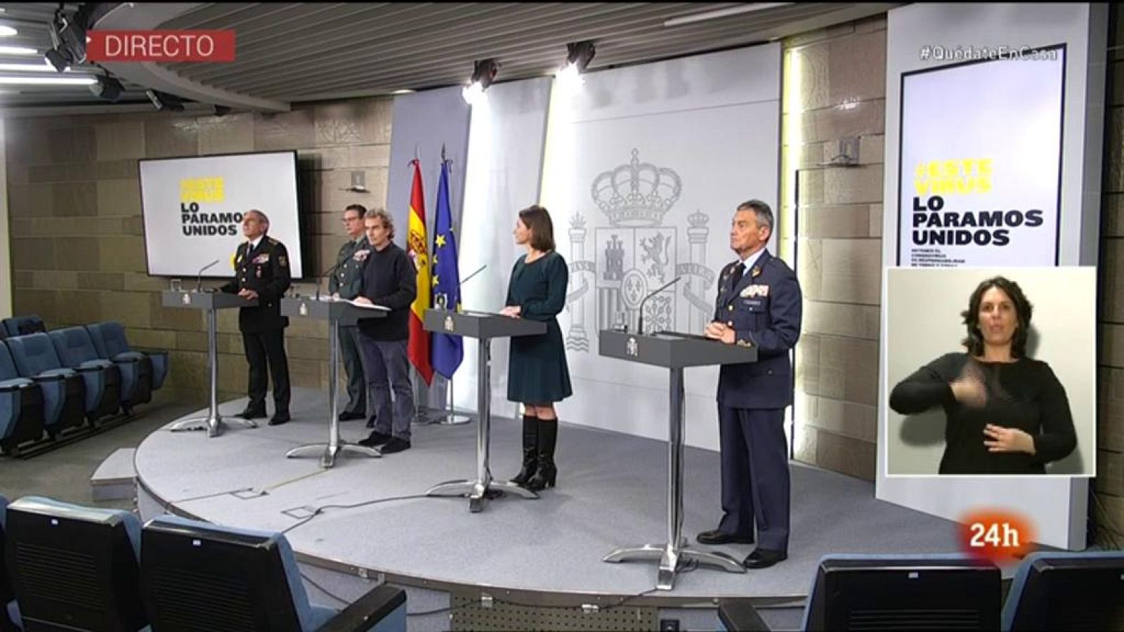 Especial informativo - Coronavirus. Rueda de prensa del comité técnico en Moncloa - 20/03/20 - ver ahora