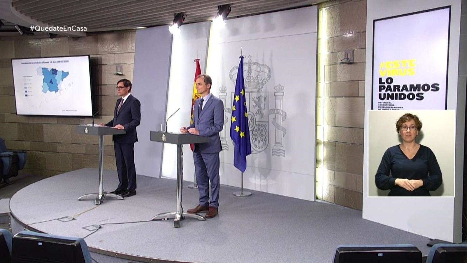 Especial informativo - Coronavirus. Rueda de prensa de los ministros de Sanidad y de Ciencia - 20/03/20 - ver ahora