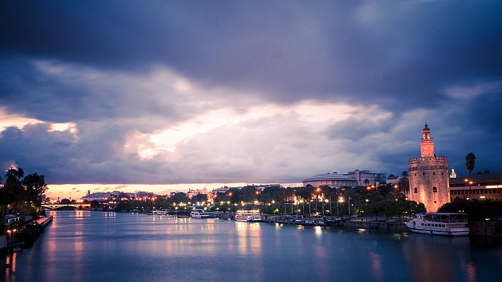 El tiempo - Precipitaciones y tormentas fuertes en Andalucía y Extremadura