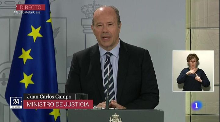  - Justicia limitará su actuación a "procesos urgentes y preferentes en los que se alegue vulneración de derechos fundamentales"