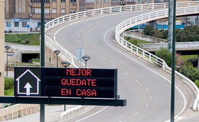 Telediario 1 - Multas y detenciones por incumplir las restricciones de movilidad