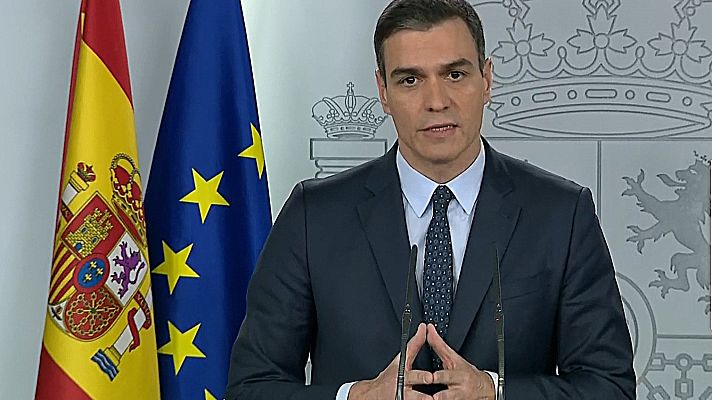  - Sánchez: "Es un medida muy dura pedir a los españoles que se confinen un mes"