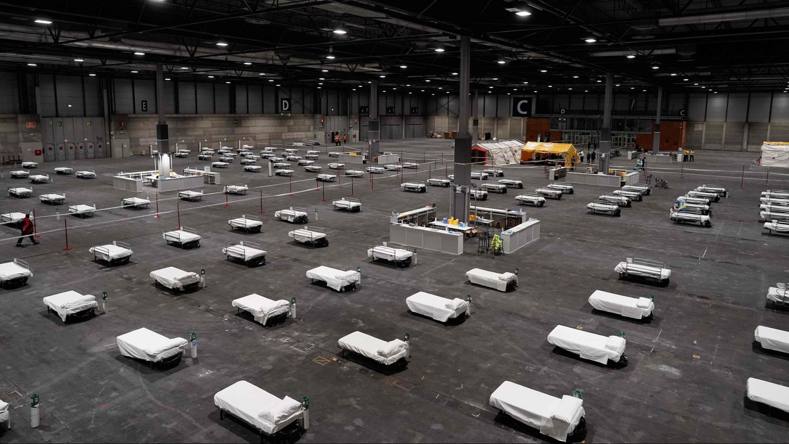 El hospital de IFEMA acoge ya a 130 pacientes