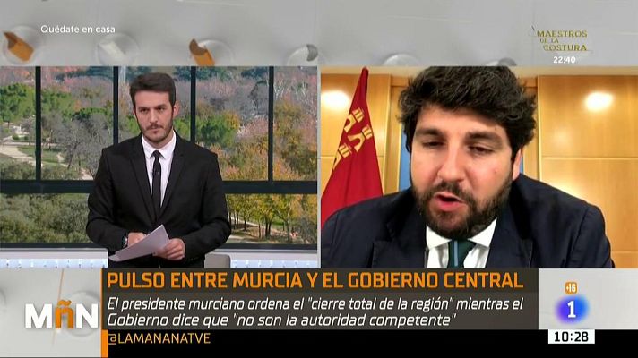 La mañana - Entrevista a López Miras, presidente en la Región de Murcia