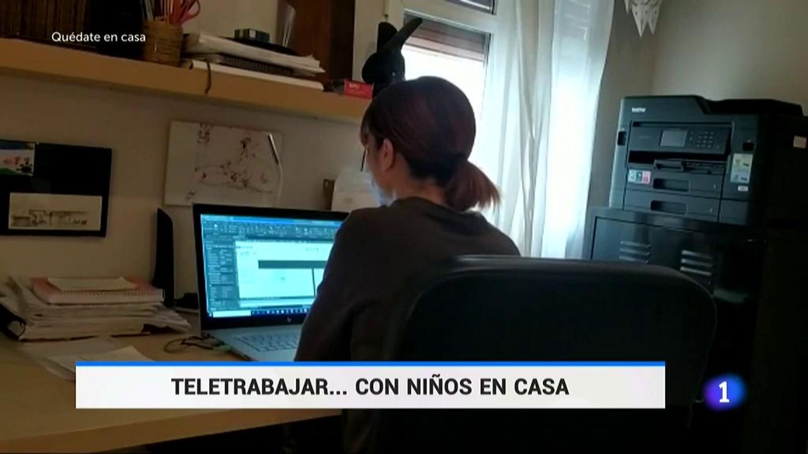 Teletrabajar con los niños en casa ¿misión imposible? - RTVE Igualdad | Ver