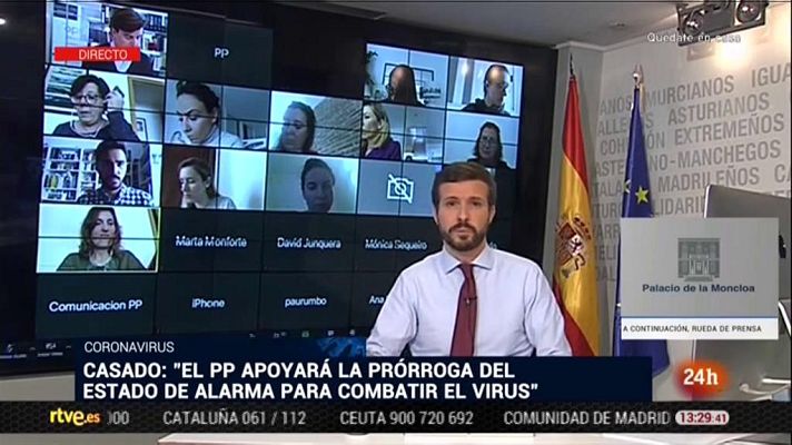 Informativo 24h - Casado pide que se evalúe cesar la actividad económica