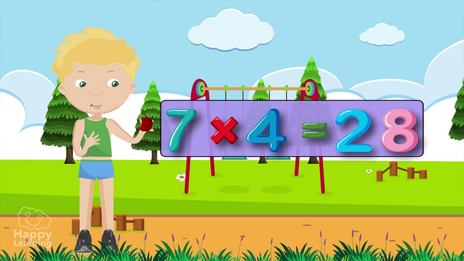 LÓGICA Y MATEMATICAS - La tabla de multiplicar del 7 - EduClan 6 a 8 años | Ver