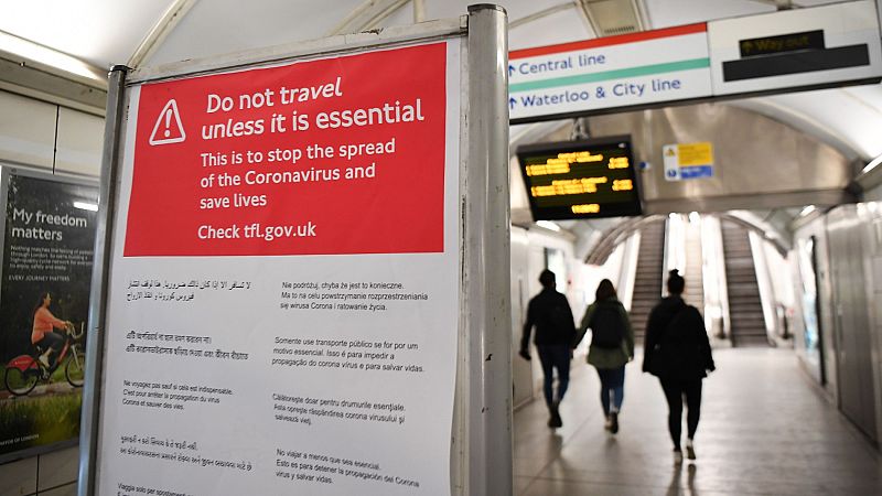 El Reino Unido comienza sus tres semanas de aislamiento por el coronavirus