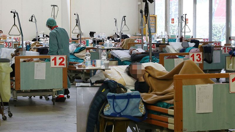 La región italiana de Bérgamo, al norte del país, es la más afectada de Europa por el coronavirus - RTVE.es - Telediario 1 | Ver