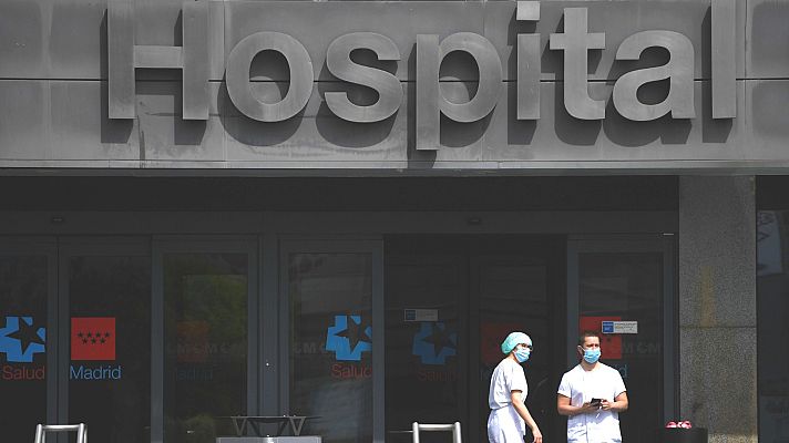 Telediario 1 - El coronavirus tensiona cada día más los hospitales, en especial, los de Madrid