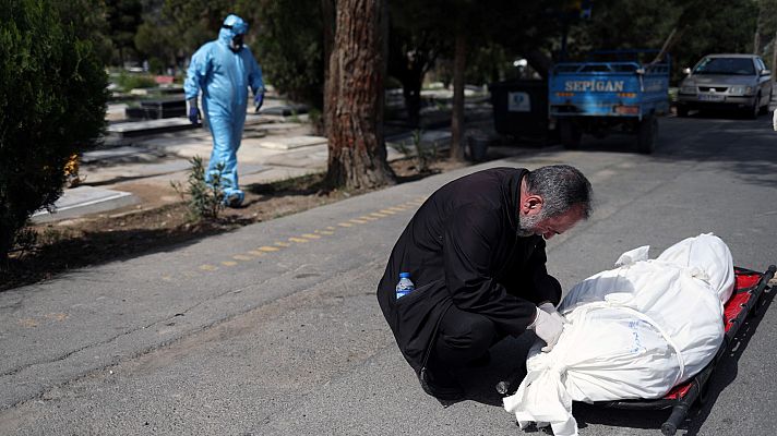 Telediario 1 - El coronavirus golpea Oriente Medio, desde Irán a Israel