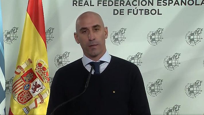 Telediario 1 - Rubiales anuncia una línea de crédito para los clubes por la crisis del coronavirus