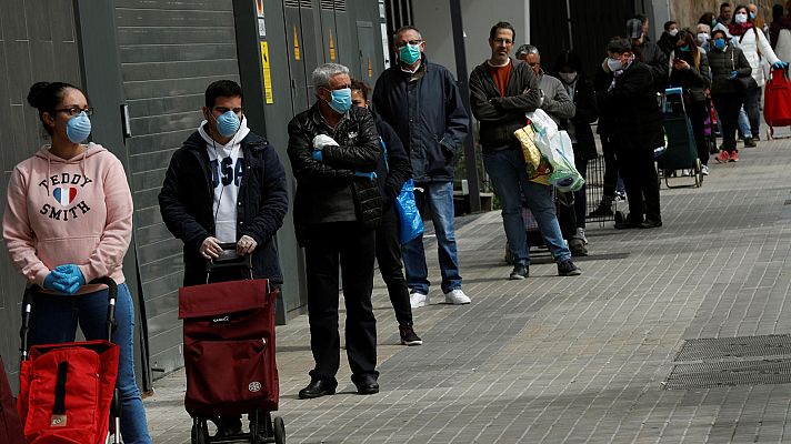 Telediario 1 - Telediario 2 en 4' - 25/03/20