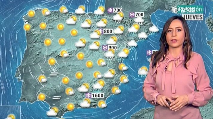 El tiempo - Nevadas en el Pirineo Oriental