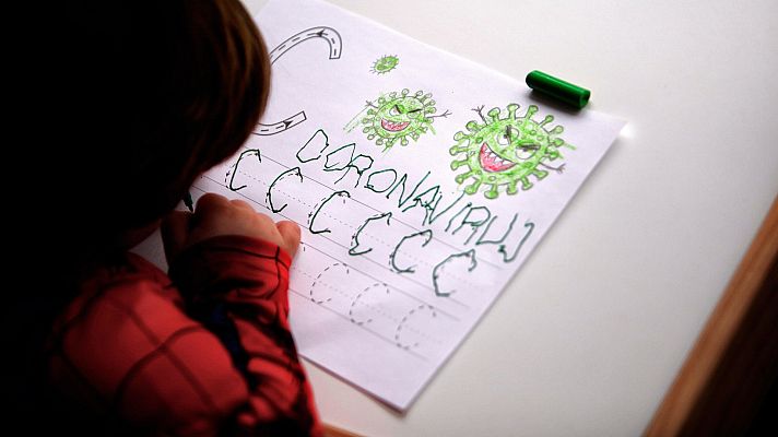 Telediario 1 - Isabel Celaá: "Esperamos que los alumnos regresen a finales de mayo o principios de junio"