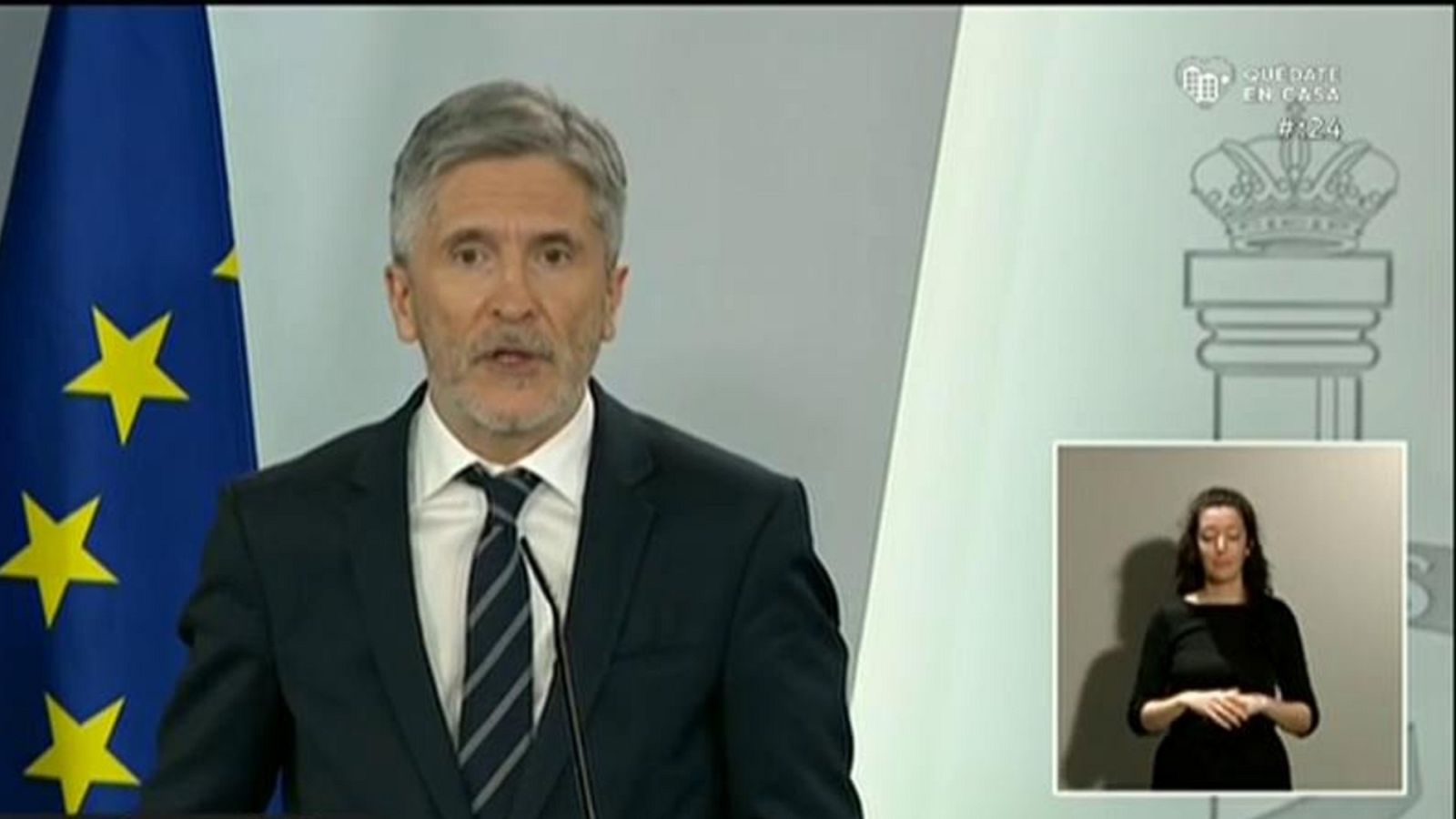 Marlaska subraya que "no es el momento de polemizar" con la celebración del 8M