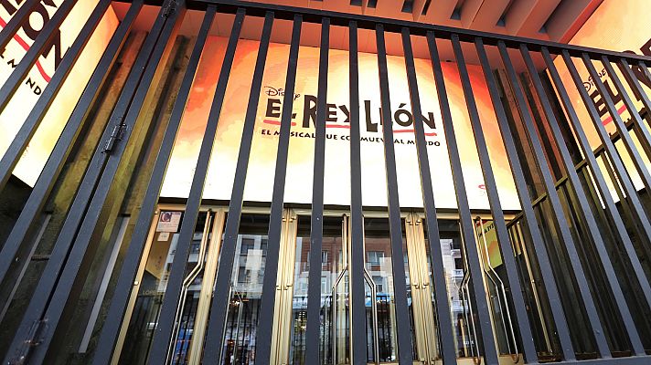 Telediario 1 - España vive el Día Mundial del Teatro sin espectadores en las salas a causa del coronavirus