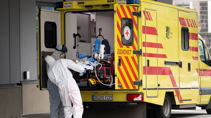 Telediario 1 - Alemania busca refuerzos sanitarios por el coronavirus entre los refugiados de Oriente Próximo