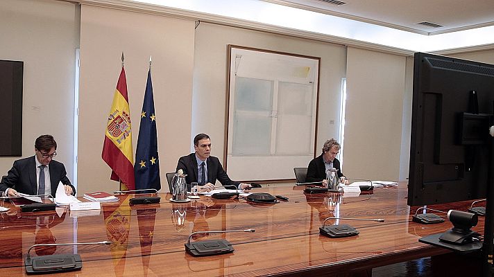 Especial Coronavirus - Pedro Sánchez sobre servicios esenciales: "Hay que rebajar la movilidad a la de los fines de semana