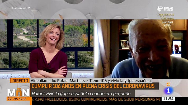 La mañana - Un abuelo centenario: ¡cumple 106 años en plena cuarentena!