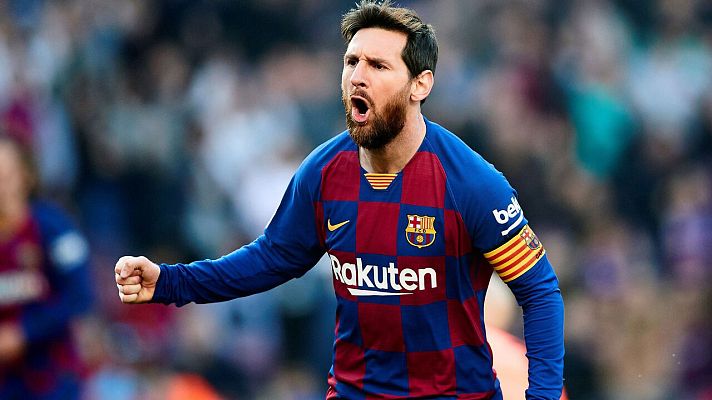 Telediario 1 - Messi da el 'Ok' de la plantilla a la bajada de sueldo pero critica las formas de la directiva del Barça