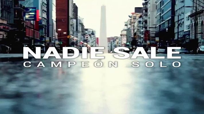 Telediario 1 - "Nadie sale campeón solo", el mensaje de apoyo del fútbol argentino a España e Italia ante el coronavirus