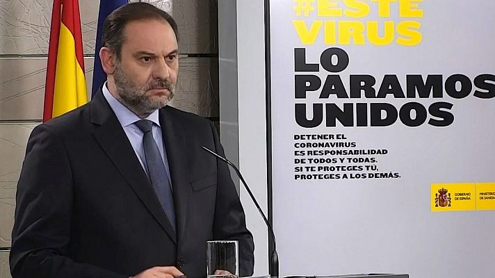Especial Coronavirus - Ábalos: "Vamos a aprobar una orden ministerial que permita justificar a los trabajadores su movilidad"