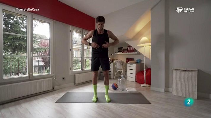 Muévete en casa - ¡Calentamos combinando abdominales hipopresivos y planchas