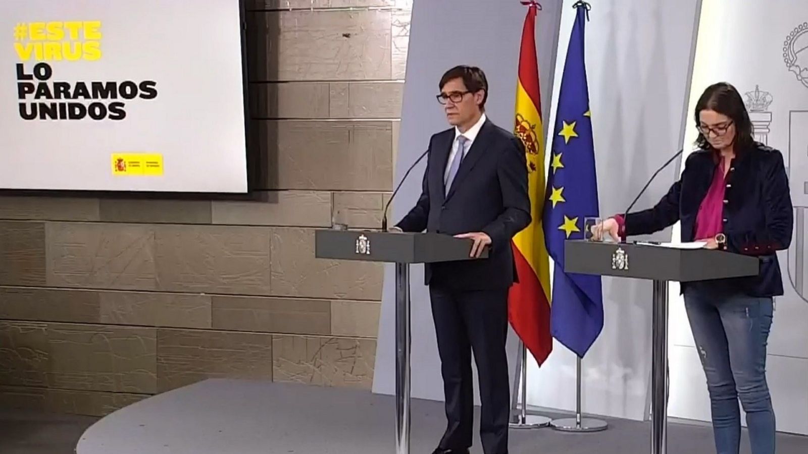 Especial informativo - Comparecencia del ministro de Sanidad y la ministra de Industria - 31/03/20 - ver ahora