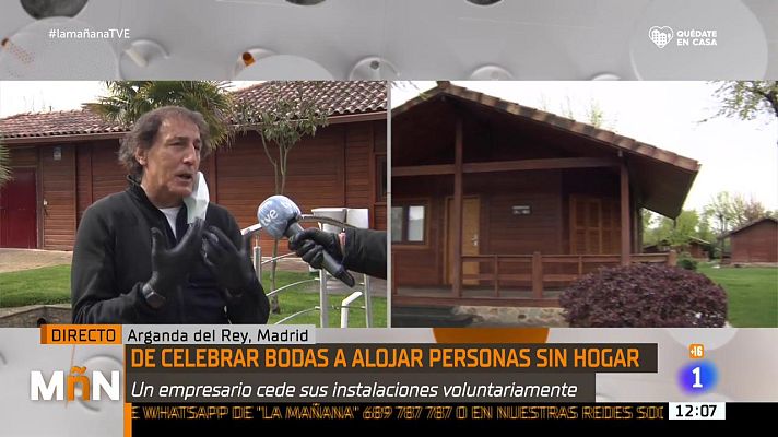 La mañana - Complejo 'La Cigüeña': de acoger bodas a hospedar a personas sin hogar