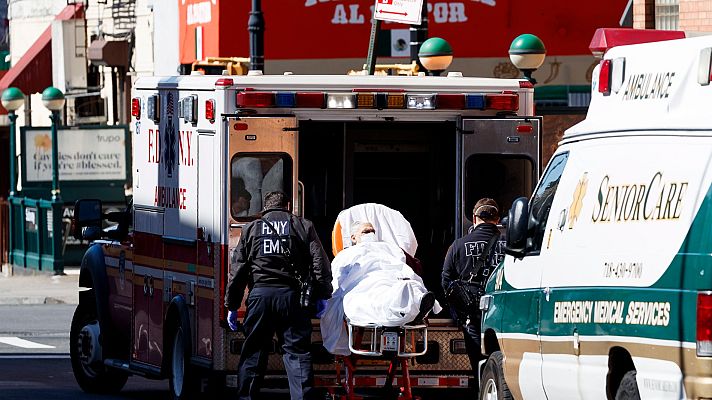 Telediario 1 - Los respiradores se convierten en el artículo más demandado por los gobernadores estadounidenses