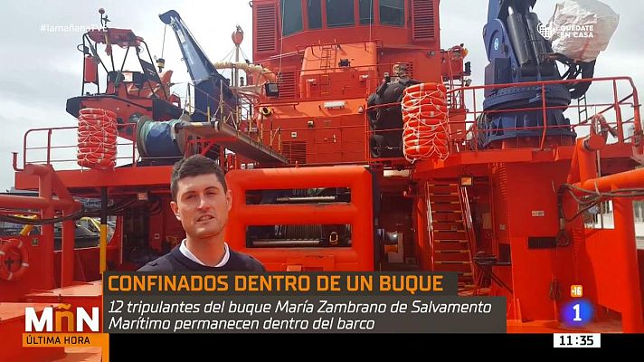 La mañana - ¿Cómo es vivir la cuarentena en un buque de salvamento?