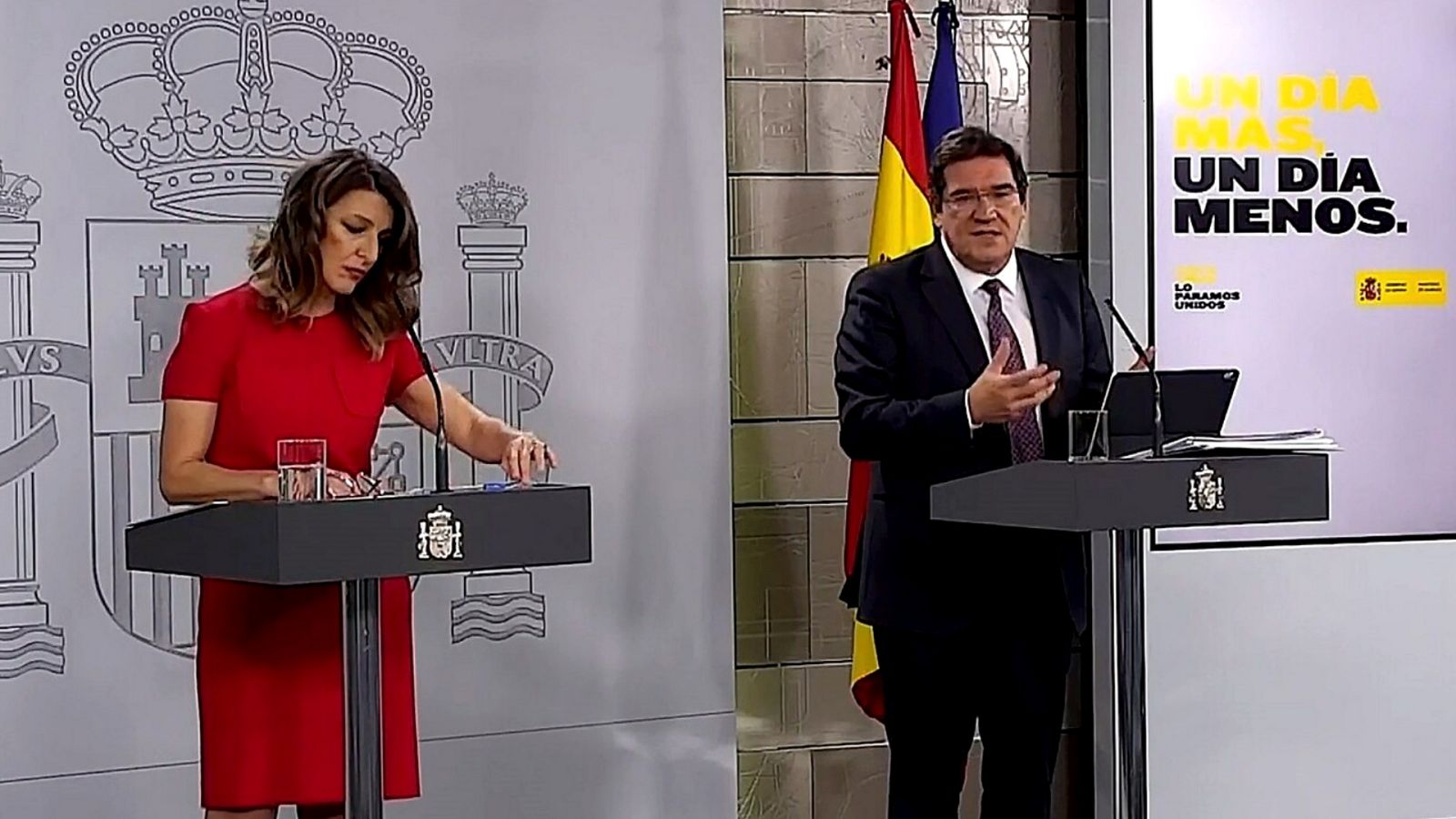 Especial informativo - Comparecencia de la ministra de Trabajo y del ministro de Inclusión - 02/04/20 - ver ahora