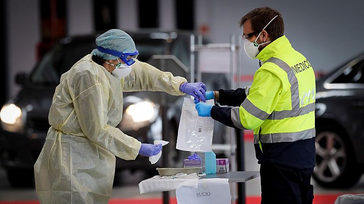 Telediario 1 - Sanidad asegura que los nuevos tests son efectivos a partir del séptimo día de de infección con coronavirus