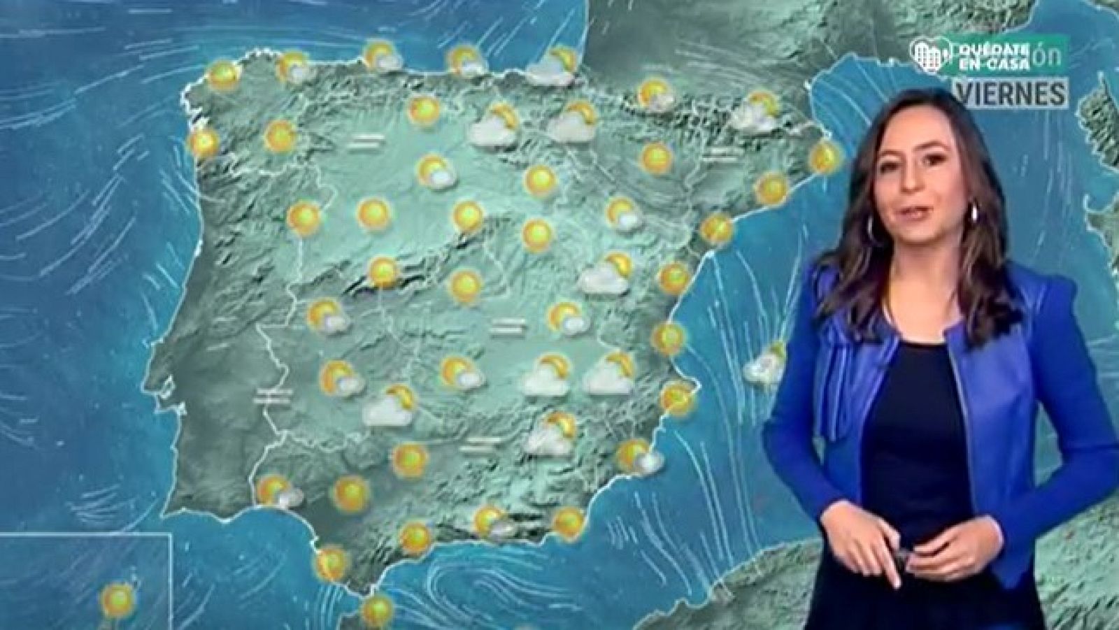 Cielo despejado en todo el país y chubascos en Baleares