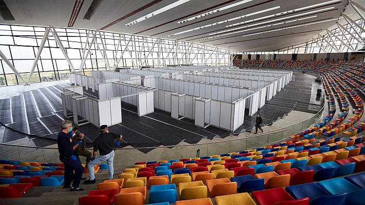  - Las UCI de Cataluña al límite y baja la presión en Madrid