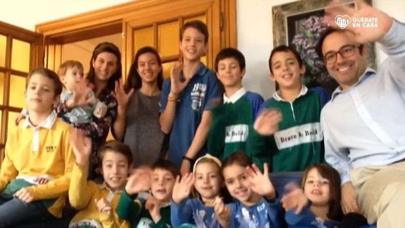 Así es el confinamiento de una familia de 13 miembros, todos contagiados de coronavirus