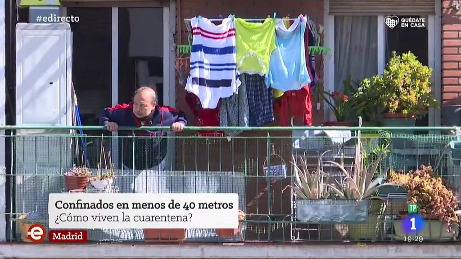 Confinados en menos de 40 metros cuadrados - España Directo | Ver