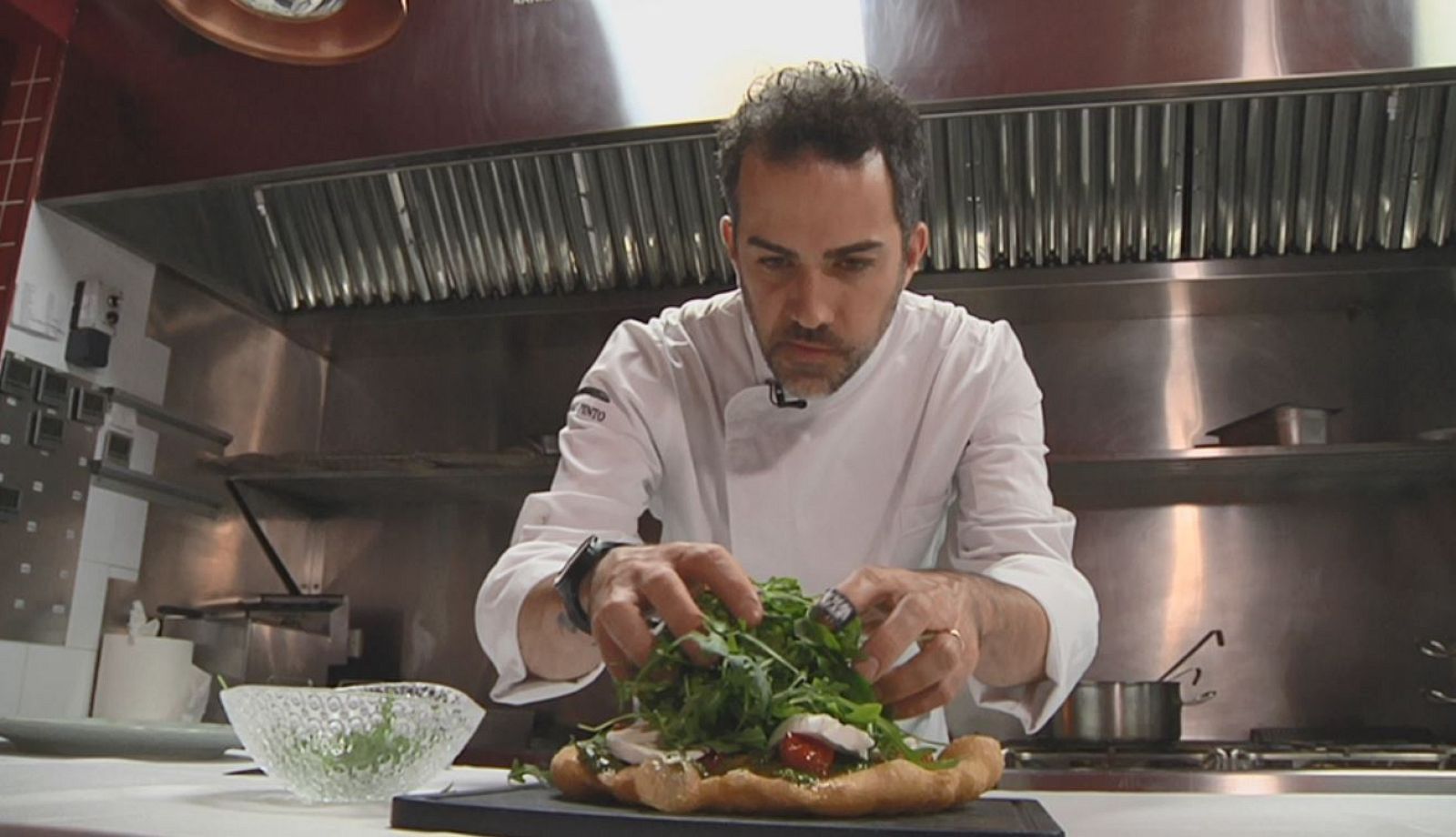 Una pizza a la sartén