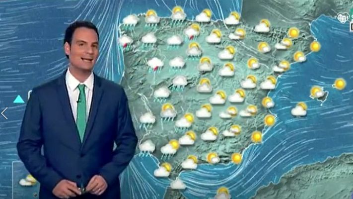 Telediario 1 - La semana acaba con fuertes lluvias en Galicia, Extremadura y Castilla y León