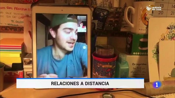 Telediario 1 - Parejas a distancia