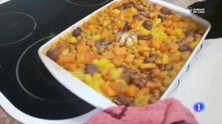 Telediario 1 - Solidaridad entre vecinos