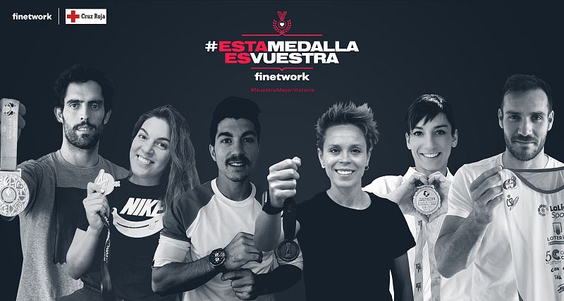 'Esta medalla es vuestra', la campaña de varios deportistas para luchar contra el coronavirus