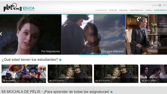 Telediario 1 - Una plataforma para aprender las materias escolares a través del cine