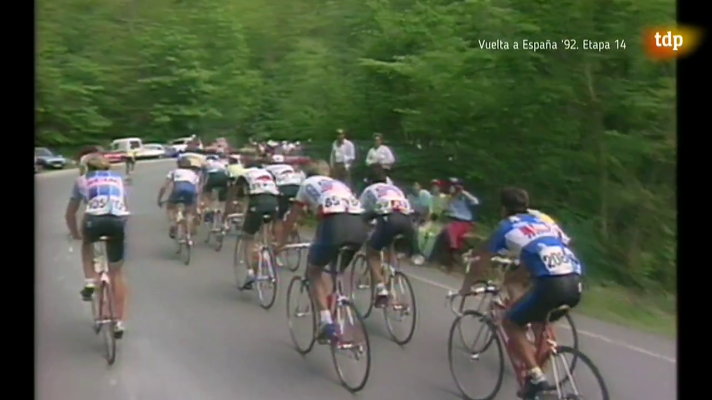 Los mejores momentos del deporte español - Vueta España 1992. 14ª Etapa: Santander-Lagos de Covadonga